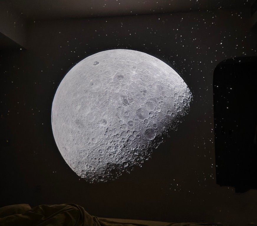 Starry Sky Light Projector Streaming Starry Sky Full Star Bedroom Ambience Light Romantic Birthday Christmas Birthday Girl Little Nightlight-Taobao