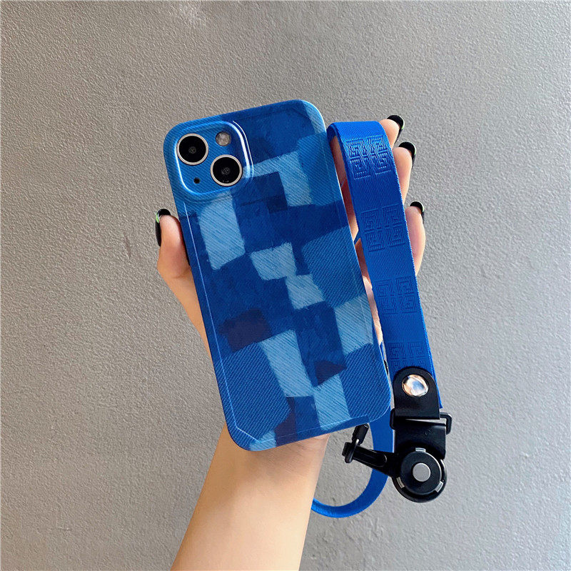 NTTN Klein blue gaggle iPhone13 Apple 12promax phone protection shell new apple 11 silicone xsmax soft shell ix xr full package apple 7 