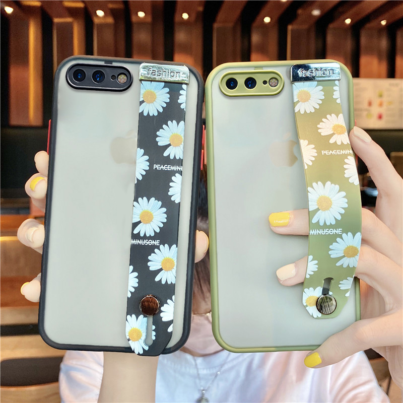 Apple 7plus mobile phone protects the shell silicone Apple 8plus daisy watch Apple 6splus camera full package anti-fall iPhone 7 8 plus Apple SE