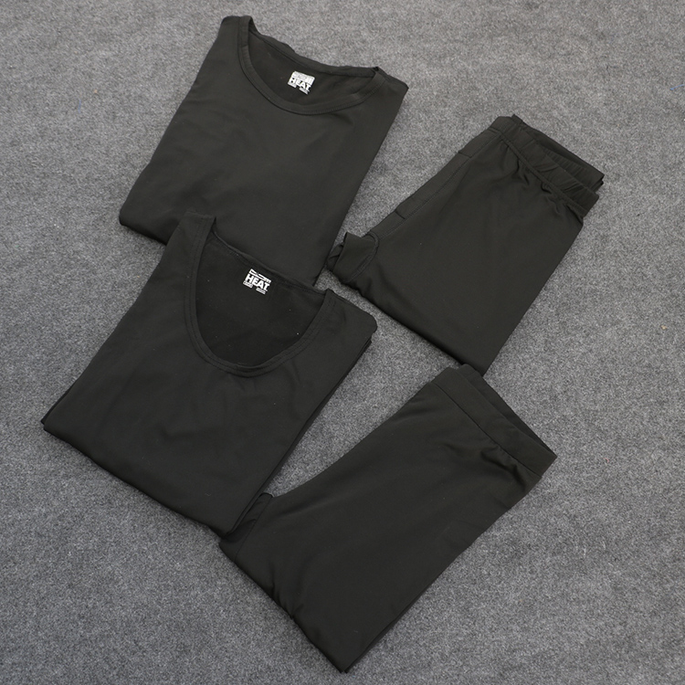 Classic struck couples old beauty single self-heating constant temperature lock heat lightweight fleece warm breathable underwear set