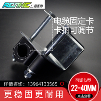 Tower Crane high-voltage cable fixing clip unloading galvanized anti-rust hoop anti-theft anti-wind clip tower crane accessories