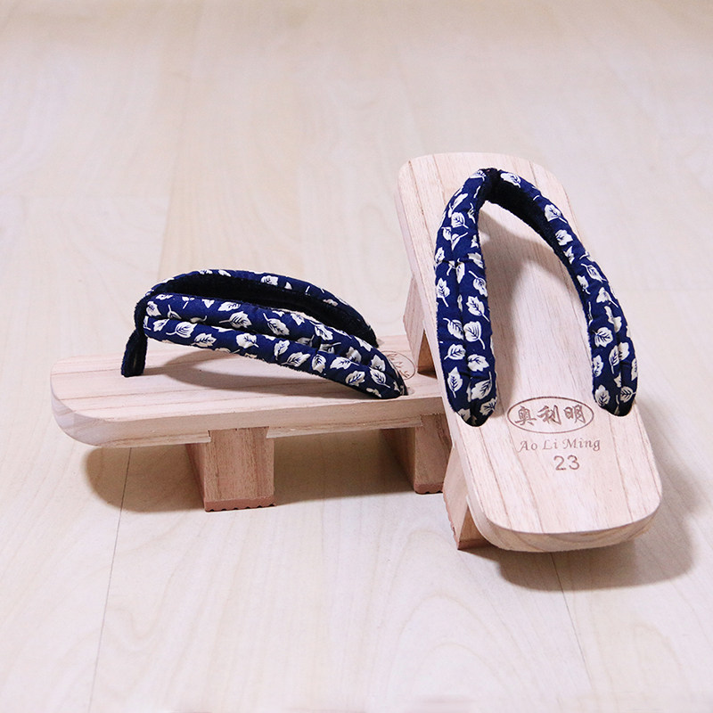 Oli Tomorrow Ben Type Ditooth Wood Footwear Male And Female Lovers' COS Wood Slippers Summer Home Non-slip Slippers