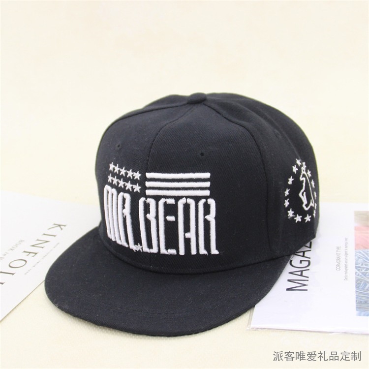 Thời trang mới hipster mũ phẳng cặp đôi mũ sáng tạo năm sao mũ bóng chày Mũ hip-hop tùy chỉnh in logo - Bóng chày 	gậy bóng chày chính hãng	