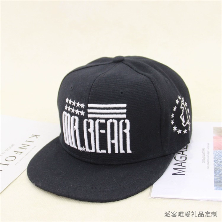 Thời trang mới hipster mũ phẳng cặp đôi mũ sáng tạo năm sao mũ bóng chày Mũ hip-hop tùy chỉnh in logo - Bóng chày