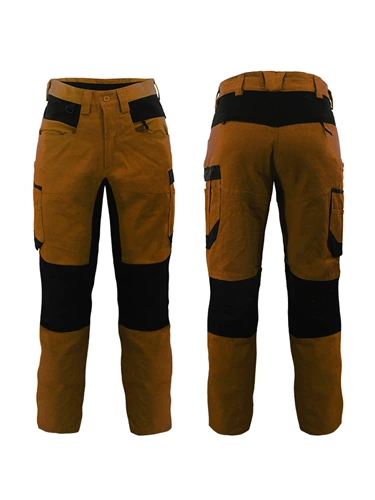 Рабочие хлопковые износостойкие штаны для работы, увеличенная толщина, свободный крой, защита от ожогов, большой размер