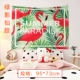Ins tường vải nền vải treo bao gồm tấm thảm sắp xếp phòng mạng bối cảnh giường đỏ bức tranh vải vải bọc - Tapestry thảm thổ cẩm
