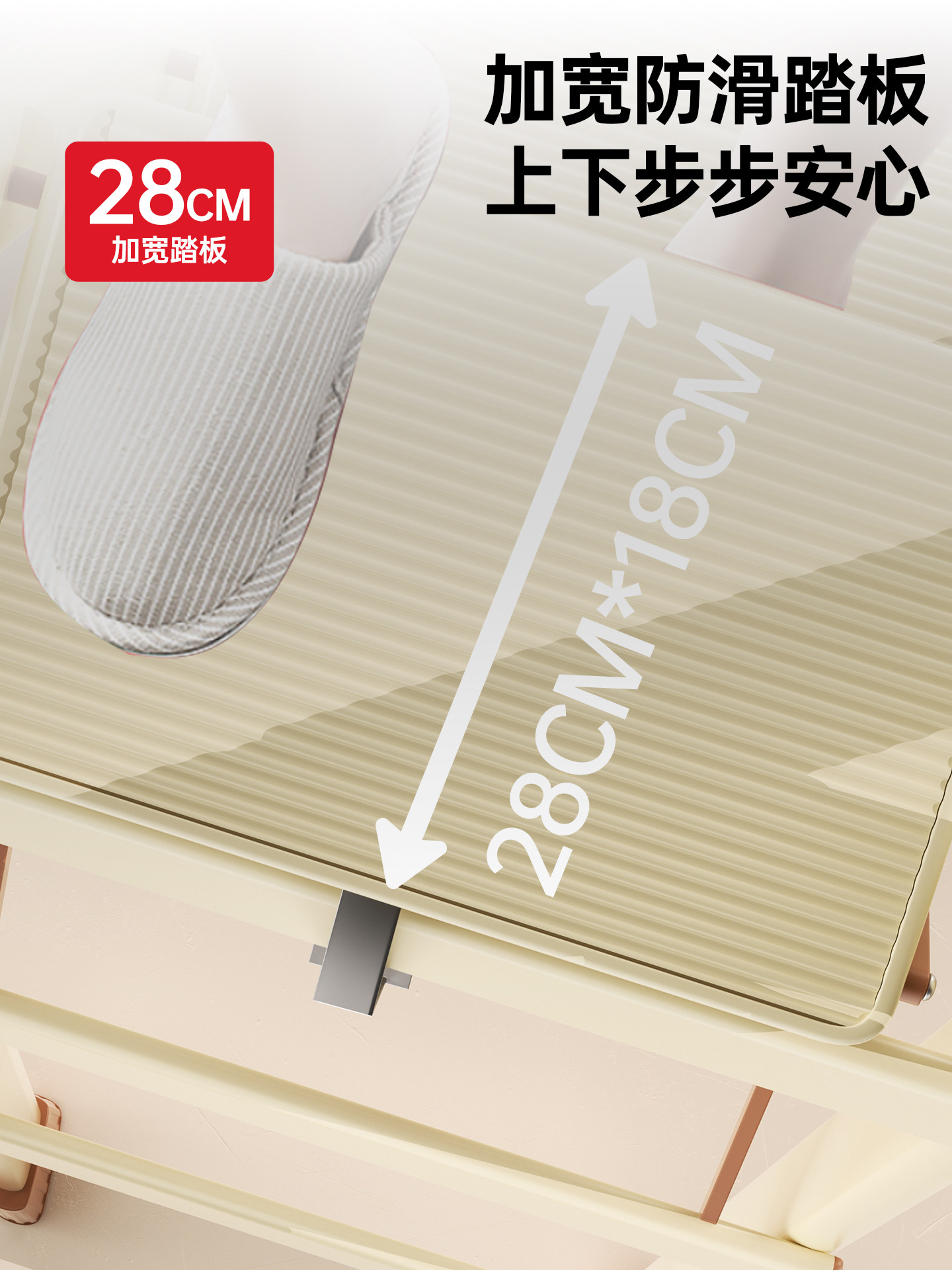 Ladder for Home Use, Telescopic Folding Ladder, Thickened, Small, Lightweight, Portable, Indoor Household Step Ladder, Multifunctional Housewarming Ladder