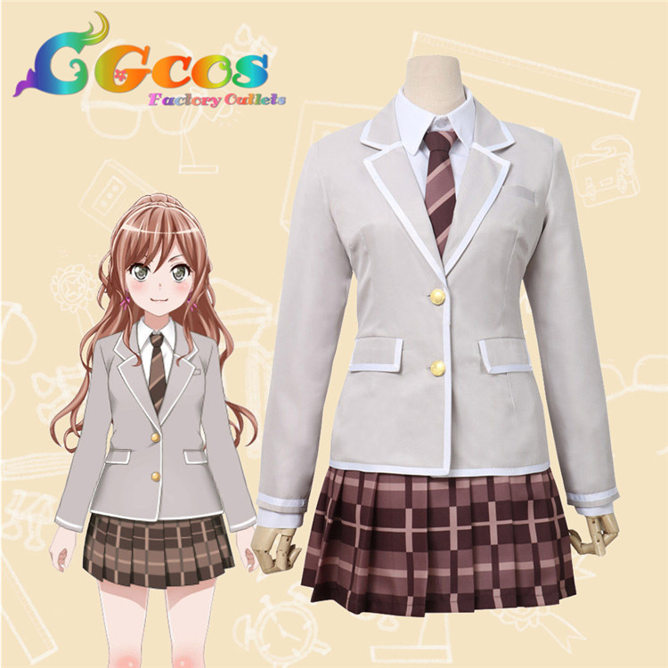 CG next-generation girl band BanG Dream Lisa Imai third-year-old winter uniform COS clothing