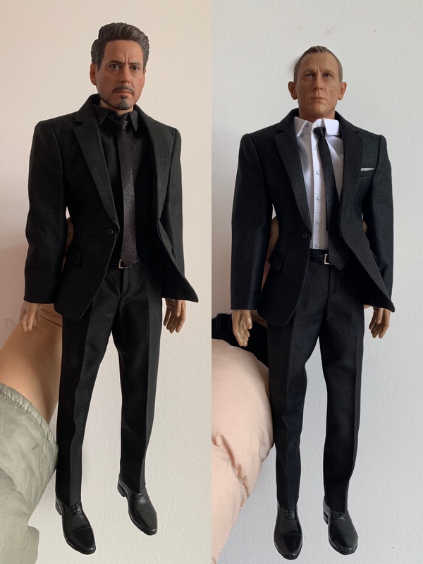 1/6 Scale Men's Suit Set Can Be Paired with Wolverine-Style Shirt