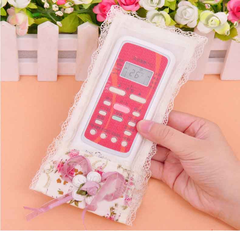 Ren điều khiển từ xa thiết lập nắp bảo vệ bụi Vải vườn điều khiển từ xa đặt TV điều khiển từ xa che bụi áo khoác điều hòa