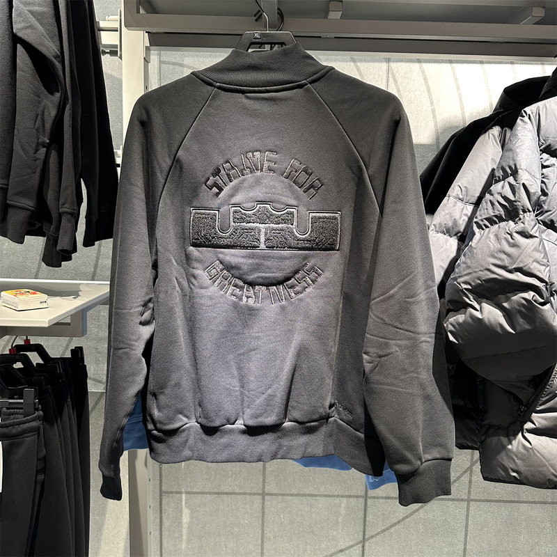 Authentic Nike Men's Fleece Baseball Jacket 2024 Winter James American Style Warm Jacket Fz1035