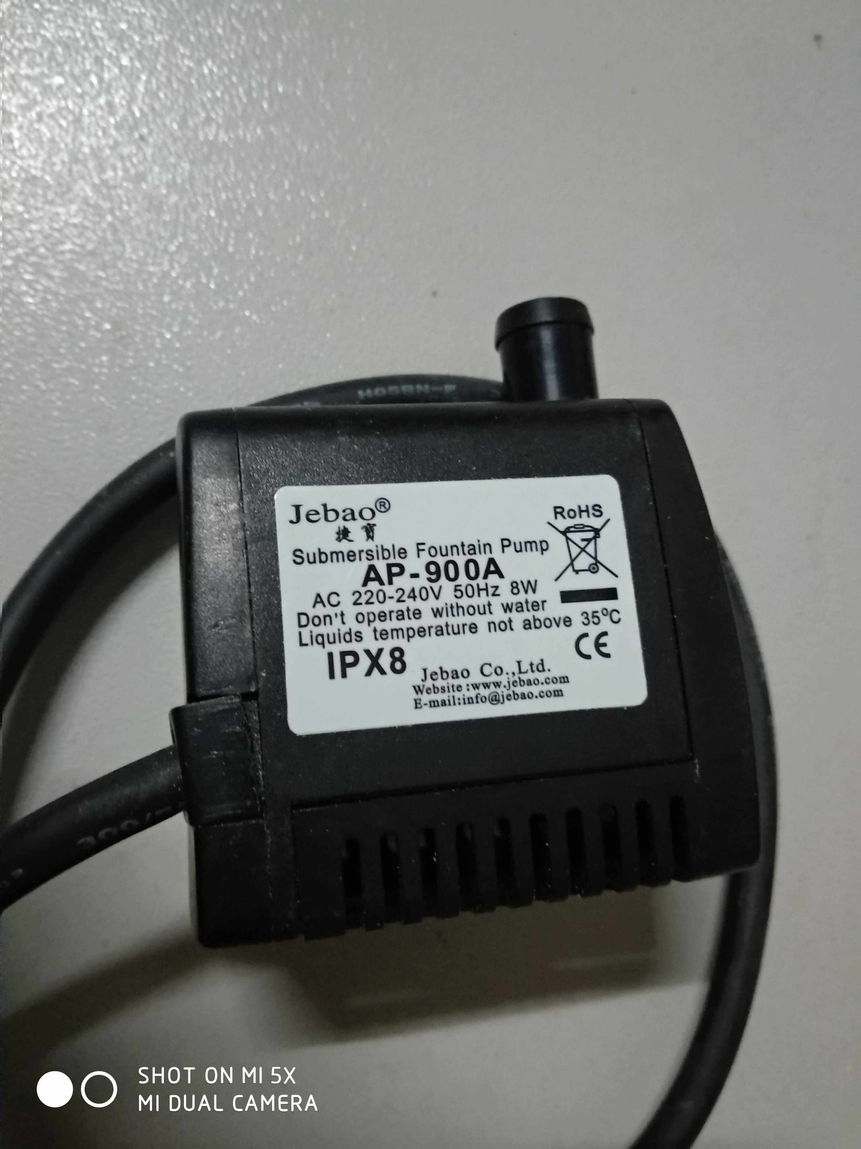 Jebao AP-900A ultra-quiet submersible pump 220v 8w fish tank air conditioning air cooler, etc