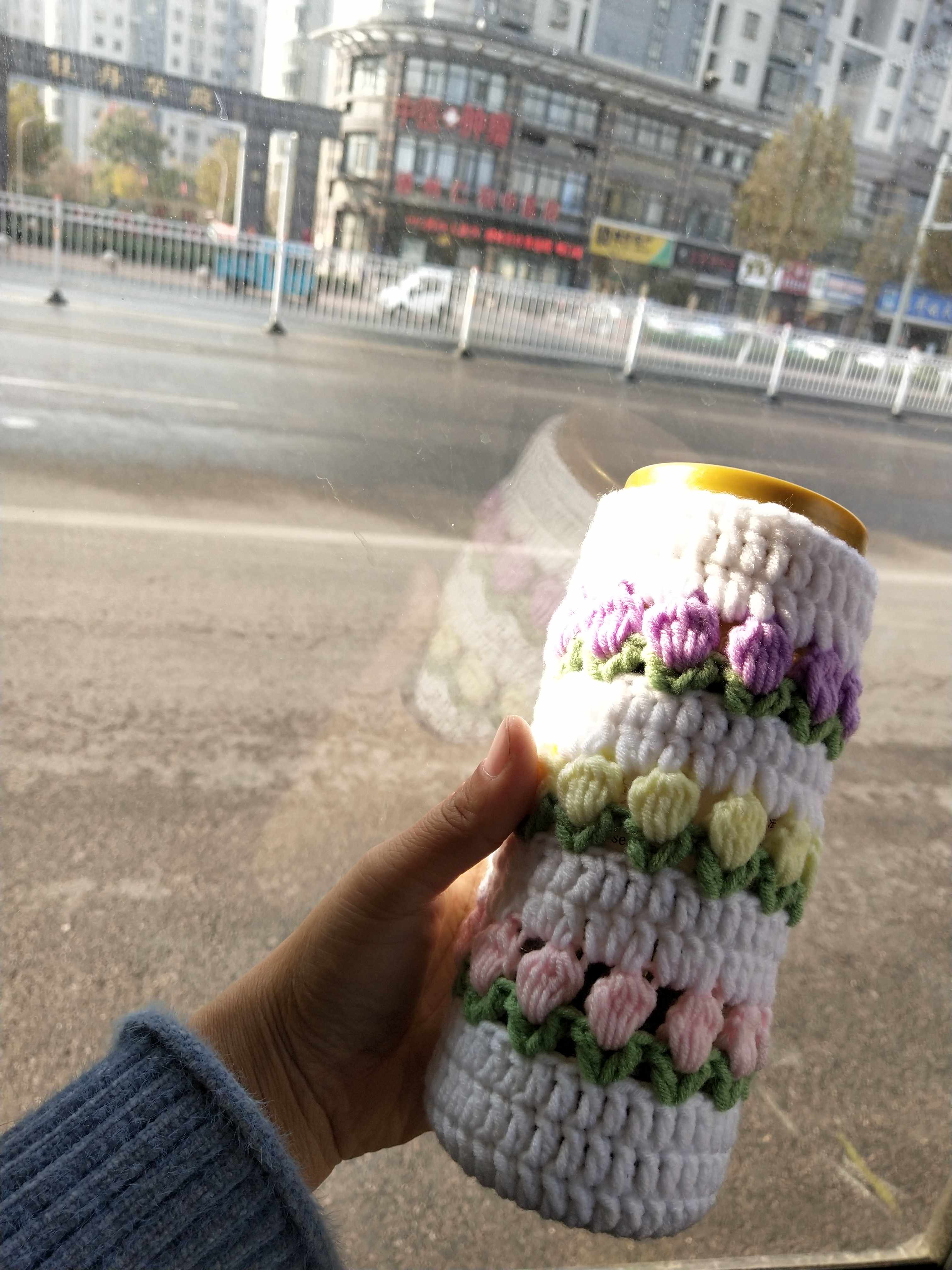 Hand Woven Board of Magician Cups Cover Insulated Cups Tulips Tulip Protective Sleeves Universal 350500ml WATER CUP SLEEVE