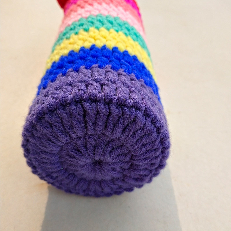 Healing rainbow cup sleeve insulation cup universal protective sleeve heat insulation anti-fall water cup sleeve portable glass sleeve cup bag