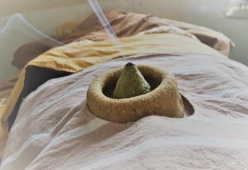 Navel moxibustion powder for children's massage shop special navel moxibustion powder for navel moxibustion powder (dialectical powder)