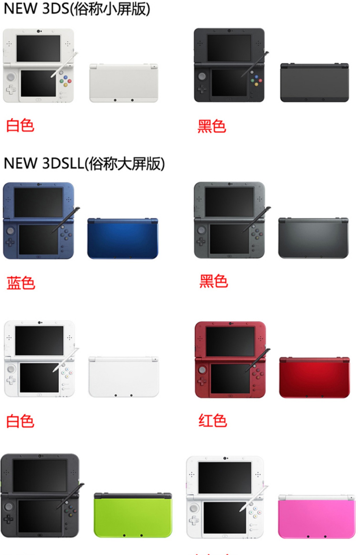 Bảng điều khiển trò chơi Nintendo NEW 3DS 3DSLL mới cầm tay B9S thẻ miễn phí Trung Quốc - Bảng điều khiển trò chơi di động máy cầm tay chơi game