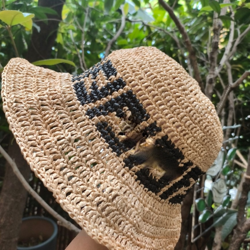Summer Summer Model Raffia Grass F Letter Version ins Hot Model