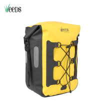 WEEDS Bicycle rear carrying bag shelf tail bag riding rainproof waterproof camel bag large capacity 20L