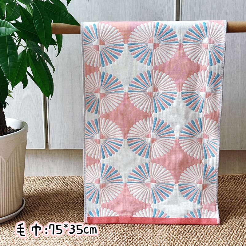 Cotton Gauze Towel for Home Use, Absorbent and Quick-Drying, Suitable for Student Dormitories, Men and Women, Adults, Cartoon Large Towel, Couple's Bath Towel