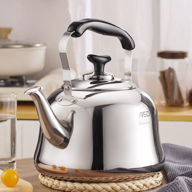 Whistling Burning Kettle Gas Thickening Home Gas Induction Oven General 304 Stainless Steel 5L Large Capacity Kettle