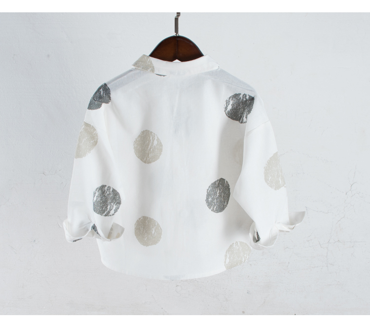 Áo sơ mi trẻ em nam 2019 mùa xuân và mùa thu mỏng quần áo trẻ em mới bé trai Hàn Quốc cotton và áo sơ mi dài tay trẻ em - Áo sơ mi áo sơ mi trẻ em giá tốt