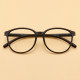 Tr90 large frame round retro style glasses for men and women