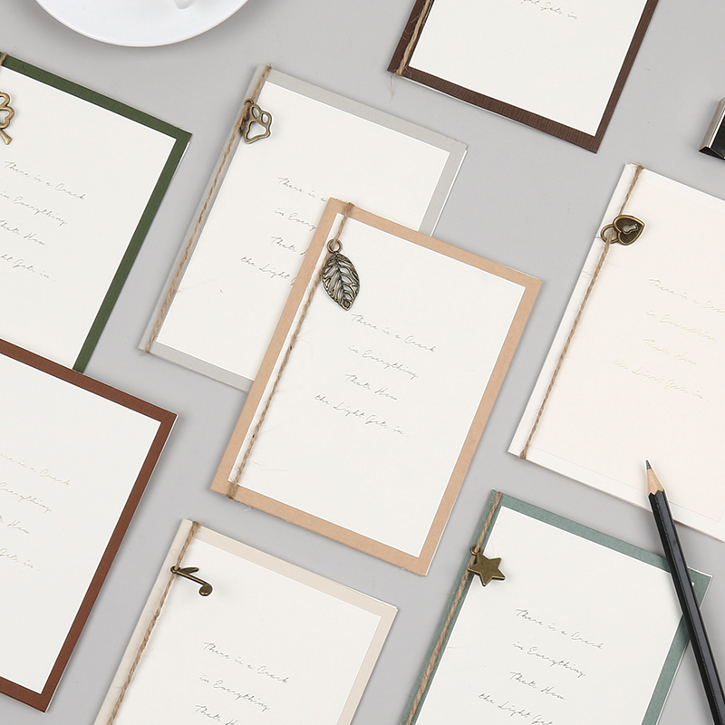 Early Product Years Streaming Light Pendant Cards Suit Creative Retro Korea Stationery Brief Yodiy Envelope Letter Paper Small Card Fresh Table White Birthday Blessing Card