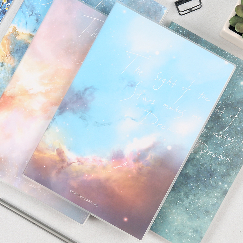 Early Products Galactic Night Gum Cover This Creative Meritocratic Starry Sky Notebook notebooks notebooks B5 A5