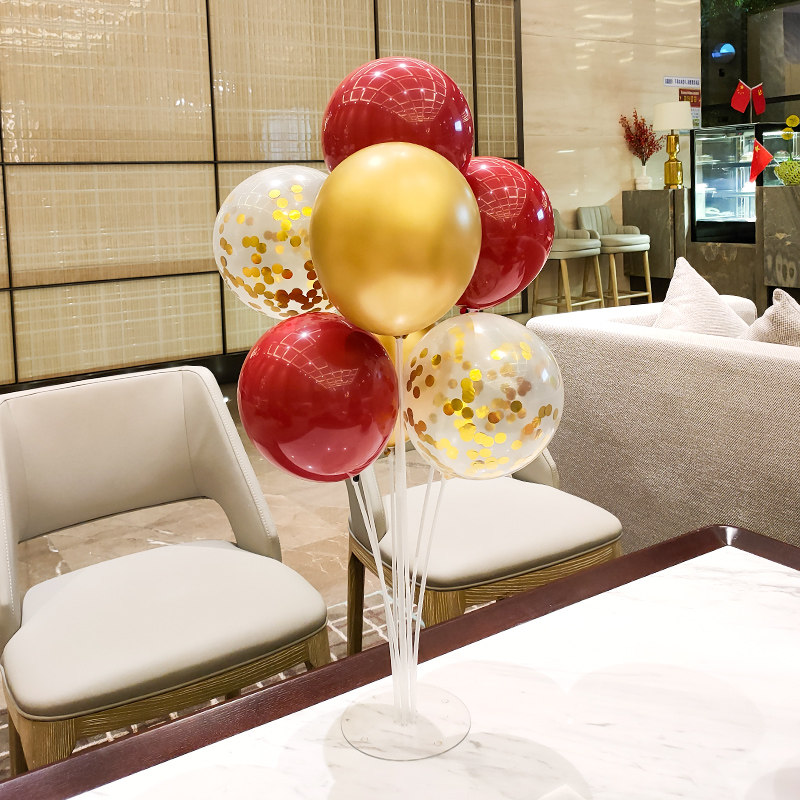 Table Floating Balloon Landing Opening Birthday Steam Ball Decoration Party Bracket Post Picnic Wedding wedding scene placement