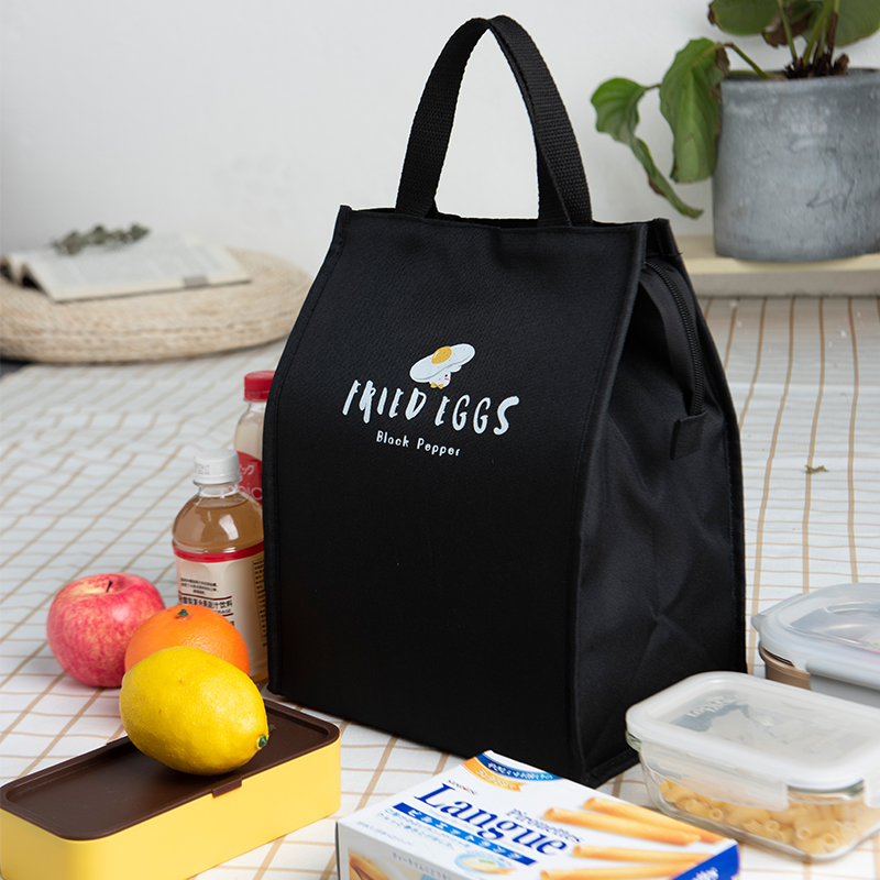 Lunch bag lunch bag handbag lunch box bag large aluminum foil insulation bag lunch box insulation large capacity lunch box tote bag