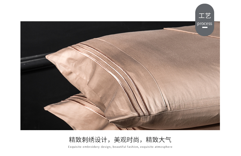 Vỏ gối nhung Bắc cực đôi cotton 60 100% cotton dài chủ yếu thêu bông màu rắn Vỏ gối đơn Bắc Âu - Gối trường hợp gối chữ u cho bầu