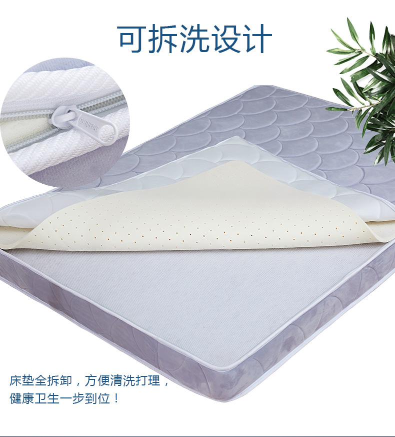 Bắc cực nhung xơ dừa nệm cọ cứng brown pad 1.8 m giường 1.5 m miếng bọt biển pad Simmons latex mat