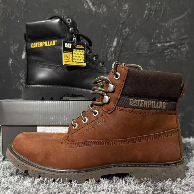 Benefits! Waterproof | Cat Slightly Flawed Autumn/Winter Boots for Men, Classic Cowhide Non-Slip Work Boots P110966 P110501 Benefits! Waterproof | Cat Slightly Flawed Autumn/Winter Boots for Men, Classic Cowhide Non-Slip Work Boots P110966 P110501