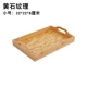 Khay tre khay tre tấm gỗ kích thước hình chữ nhật gỗ rắn tấm trái cây đặt bộ phụ kiện tấm tùy chỉnh đồ dùng nhà bếp bằng gỗ