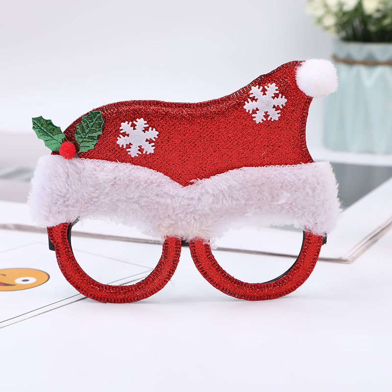 Christmas Glasses Manufacturer Direct Sales Christmas Children's Kit Decorative Glasses Festive Spectacle Frames