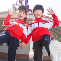 School uniform set primary school class uniform autumn teacher Sportswear childrens three-piece kindergarten Garden uniform spring and autumn