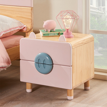 Seven-leaf wood lockers bedside cabinets storage cabinets New Zealand pine girls childrens room