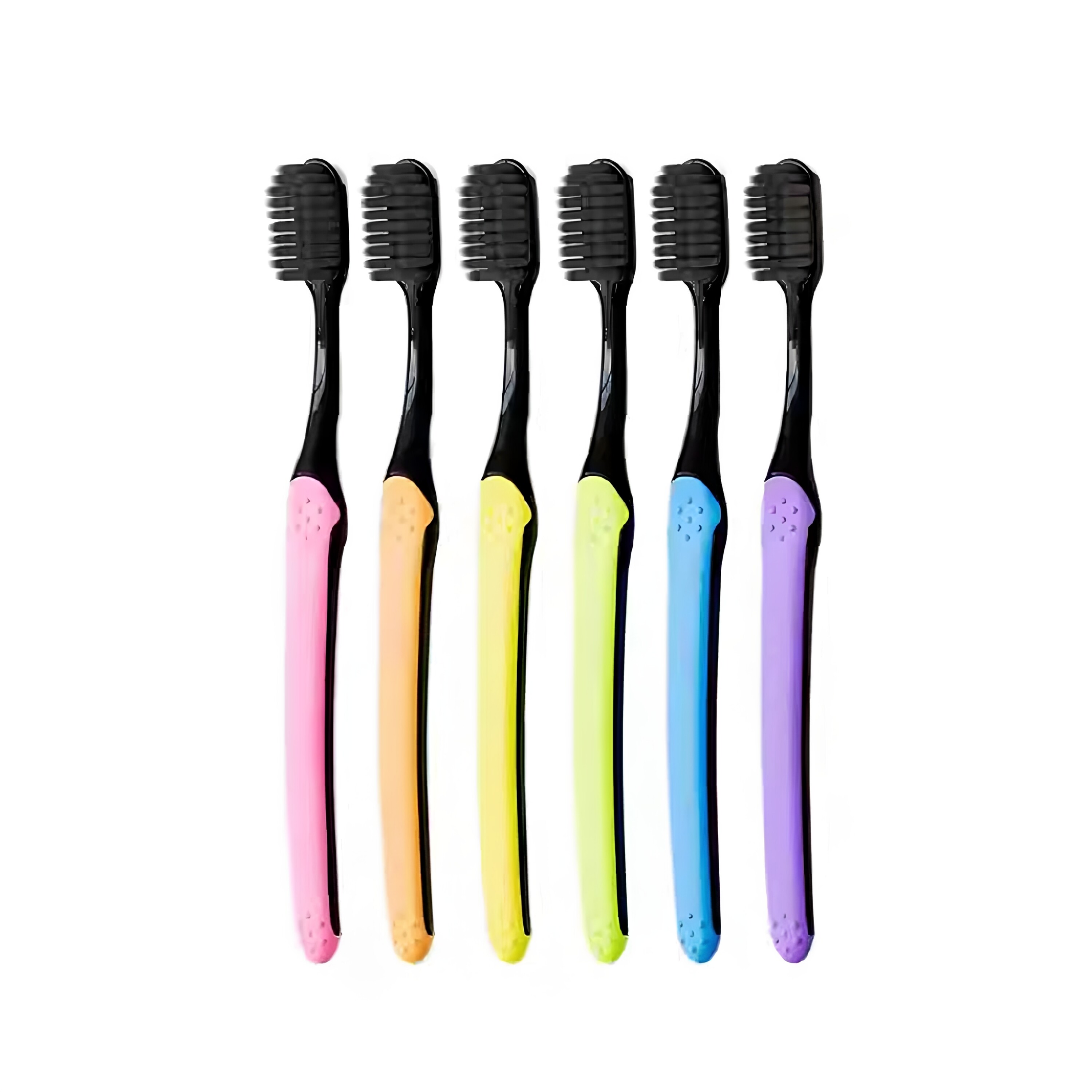 6.9元，竹炭软毛牙刷家庭装6支