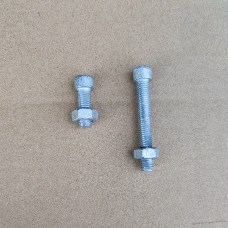 Direct sales hot-dip galvanized inner hexagonal bolt M10 hot-dip zinc inner hexagonal bolt screw hot-dip galvanized bolt Full series