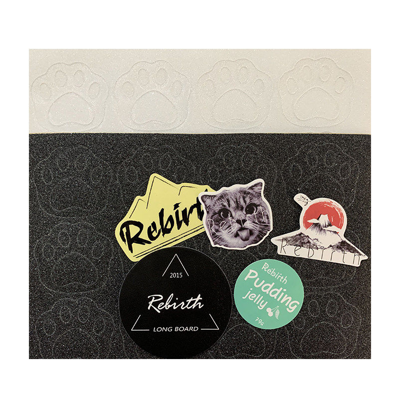 MEOW Board MEOW Long Board Meow Paw Print Sandpaper