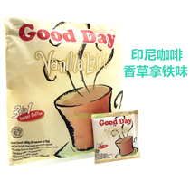 Indonesian vanilla latte coffee Good Day Good Day Meitian imported three-in-one instant coffee powder to drink