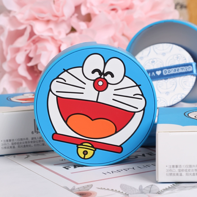 Mystery là phiên bản giới hạn Doraemon Cushion BB cream không thấm nước và mồ hôi, trang điểm lâu trôi, Dưỡng ẩm cho Da khô - Kem BB