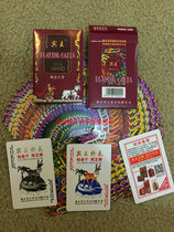 Bin King 2206 Back to shape Needle Blue Hearts Paper Poker Table Chess room The whole 12 Pay