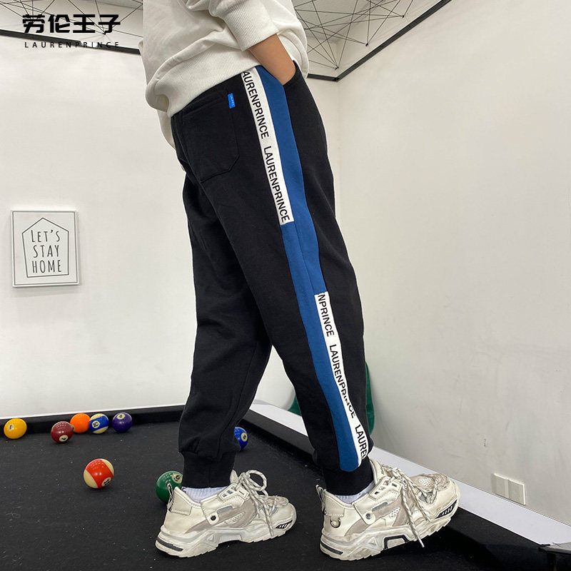 Children's pants pure cotton long pants spring autumn style boy sports pants boy pants in boy pants thin primary school tide
