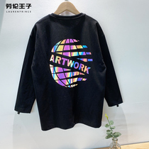 Boys Long Sleeve T-shirt Cotton 2021 Autumn New Children base shirt Spring and Autumn Korean Tide Brand Primary School Students
