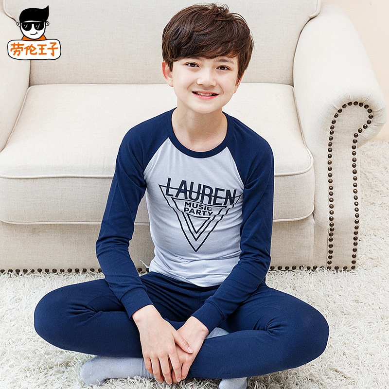 Usd 24 38 Middle Aged Children S Home Clothing 12 Year Old Spring And Autumn Big Boy 14 Children S Clothing Boys Underwear Set Into Long Term Autumn Clothes Autumn Pants Wholesale From China Online Shopping Buy