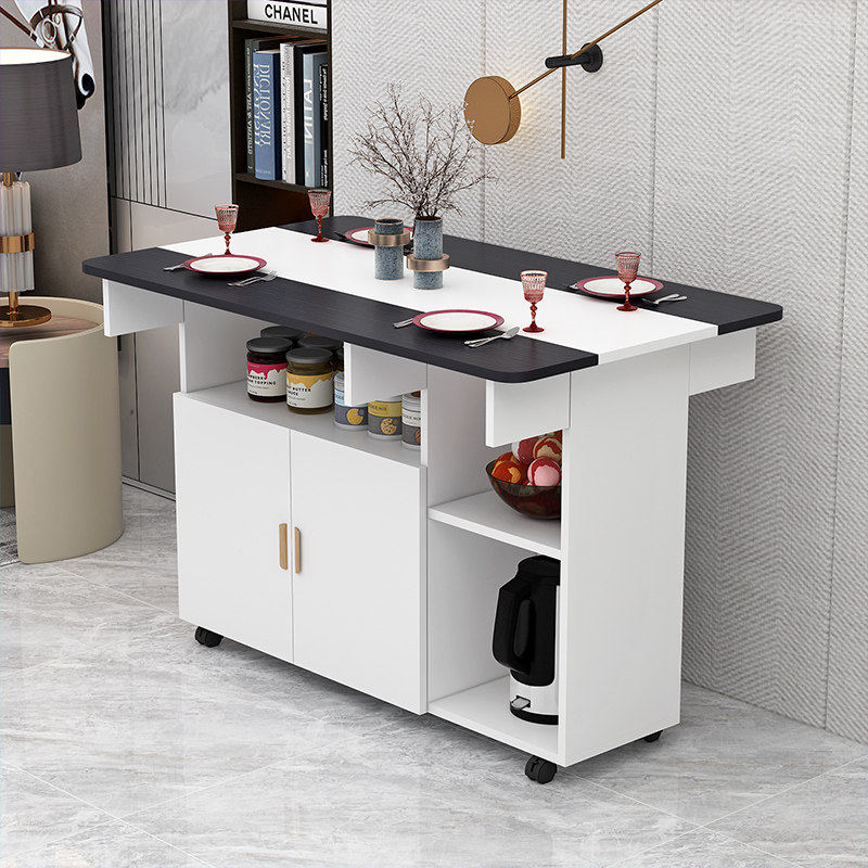 Kitchen island cabinet cooking table removable with wheels cooking table simple home stove simple put things table