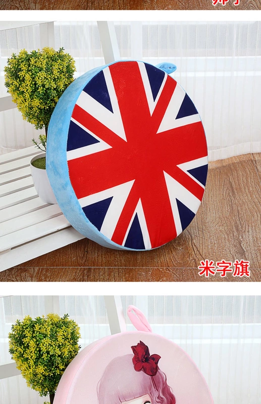 Creative 3D đệm đệm dày hoạt hình dễ thương ăn quả dưa hấu ghế tròn gối lại đệm nâng cao tăng - Ghế đệm / đệm Sofa