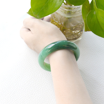 Xiaoliang Zi A goods natural emerald bracelet female waxy ice seed floating sun green emerald bracelet jade with certificate