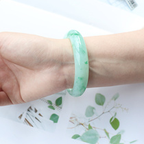 Xiaoliangzi jade bracelet Jade bracelet female fine girl natural A-goods female oil green jade bracelet emerald